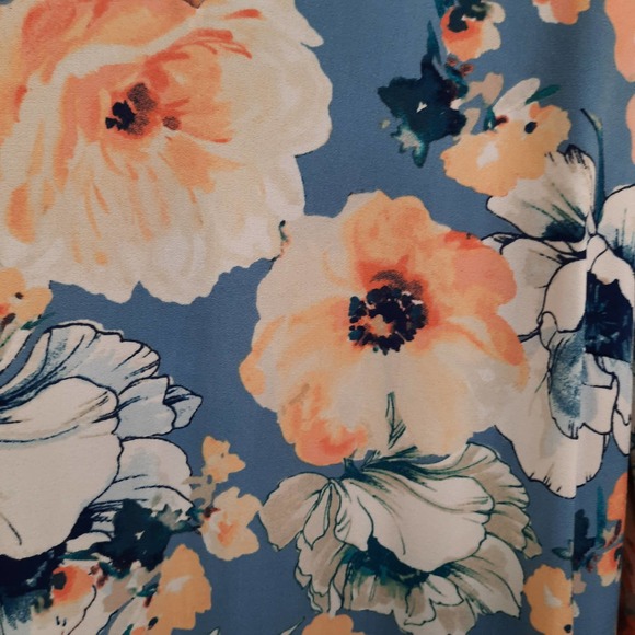 NWT MSK Women Floral Print Knee-Length Dress Size 1X - Picture 3 of 5